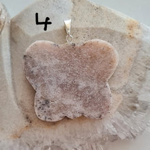 Load image into Gallery viewer, Pink Amethyst Butterfly Pendants