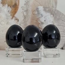 Load image into Gallery viewer, Black Obsidian Eggs