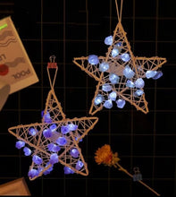 Load image into Gallery viewer, Crystal Wire Light Star - Amethyst
