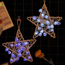 Load image into Gallery viewer, Crystal Wire Light Star - Green Fluorite