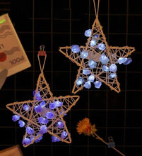 Load image into Gallery viewer, Crystal Wire Light Star - Rose Quartz