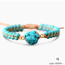 Load image into Gallery viewer, Turquoise Charm Bracelet