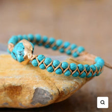 Load image into Gallery viewer, Turquoise Charm Bracelet