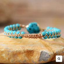 Load image into Gallery viewer, Turquoise Charm Bracelet