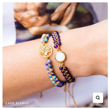 Load image into Gallery viewer, Intense Amethyst Healing Bracelet