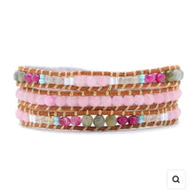 Load image into Gallery viewer, Rose Quartz Wrap Bracelet