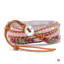 Load image into Gallery viewer, Rose Quartz Wrap Bracelet