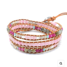 Load image into Gallery viewer, Rose Quartz Wrap Bracelet
