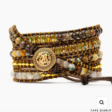 Load image into Gallery viewer, Moonlight Goddess Agate Wrap Bracelet