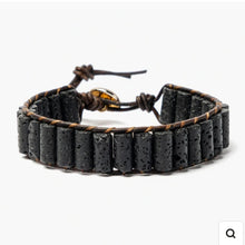 Load image into Gallery viewer, Men's Lava Stone Bracelet
