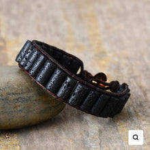 Load image into Gallery viewer, Men's Lava Stone Bracelet