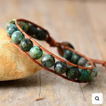 Load image into Gallery viewer, Men's Boho African Turquoise Bracelet