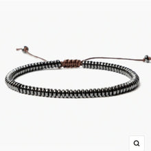 Load image into Gallery viewer, Men's Hematite Stone Bracelet