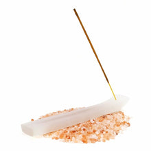 Load image into Gallery viewer, Selenite Incense Holder