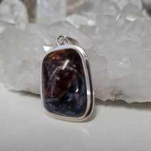 Load image into Gallery viewer, Pietersite Sterling Silver Pendant

