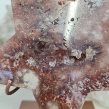 Load image into Gallery viewer, Pink Amethyst Star with Stand
