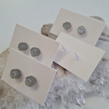 Load image into Gallery viewer, Labradorite Rosette Stud Ear-ring
