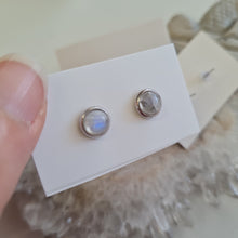 Load image into Gallery viewer, Moonstone Stud Ear-ring

