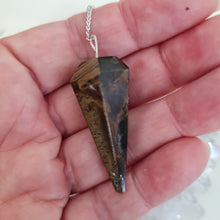 Load image into Gallery viewer, Tiger’s Eye Pendulum
