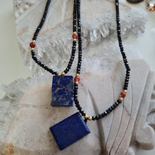 Load image into Gallery viewer, Lapis Lazuli Bead Necklace
