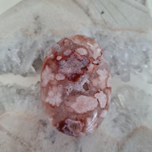 Load image into Gallery viewer, Pink Amethyst X Flower Agate Palmstone
