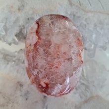 Load image into Gallery viewer, Pink Amethyst X Flower Agate Palmstone
