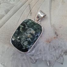 Load image into Gallery viewer, Seraphinite Sterling Silver Pendant

