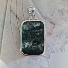 Load image into Gallery viewer, Seraphinite Sterling Silver Pendant
