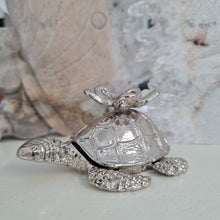 Load image into Gallery viewer, Turtle Sphere Stand -- Silver
