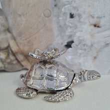 Load image into Gallery viewer, Turtle Sphere Stand -- Silver
