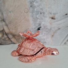 Load image into Gallery viewer, Turtle Sphere Stand -- Rose Gold
