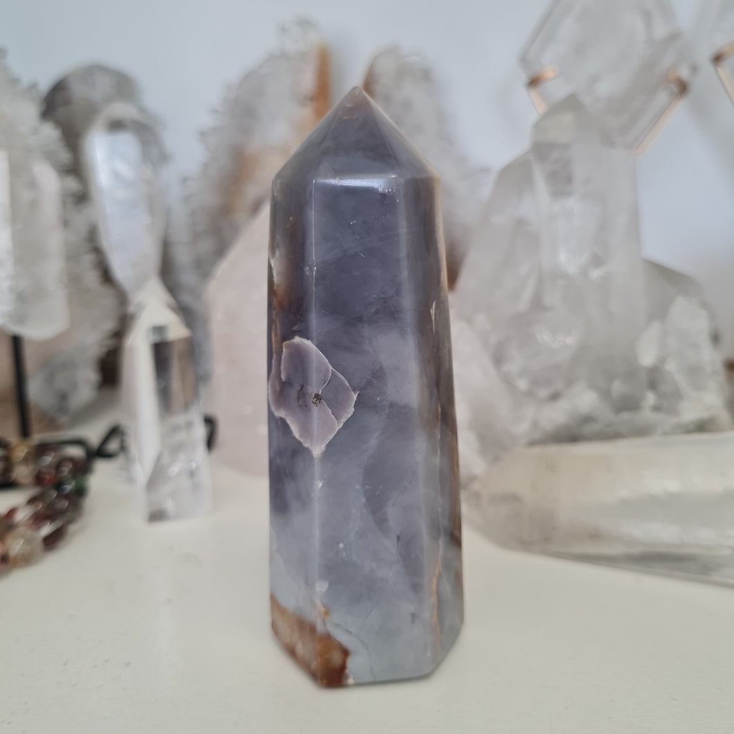 Purple Chalcedony Tower