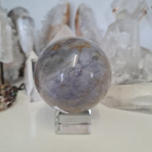 Load image into Gallery viewer, Purple Chalcedony Sphere
