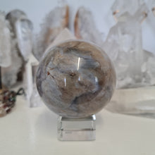 Load image into Gallery viewer, Purple Chalcedony Sphere
