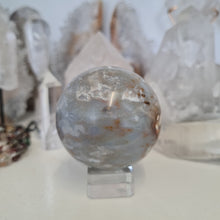 Load image into Gallery viewer, Purple Chalcedony Sphere
