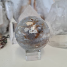 Load image into Gallery viewer, Purple Chalcedony Sphere
