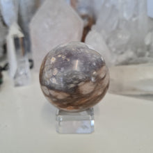 Load image into Gallery viewer, Purple Chalcedony Sphere
