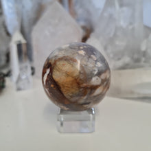 Load image into Gallery viewer, Purple Chalcedony Sphere
