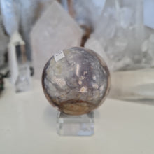 Load image into Gallery viewer, Purple Chalcedony Sphere
