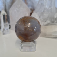 Load image into Gallery viewer, Purple Chalcedony Sphere
