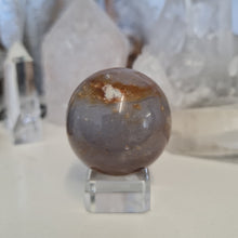 Load image into Gallery viewer, Purple Chalcedony Sphere
