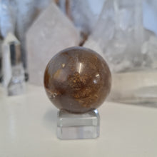 Load image into Gallery viewer, Purple Chalcedony Sphere
