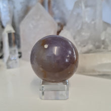 Load image into Gallery viewer, Purple Chalcedony Sphere
