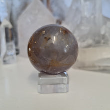Load image into Gallery viewer, Purple Chalcedony Sphere
