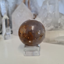 Load image into Gallery viewer, Purple Chalcedony Sphere
