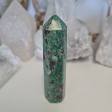 Load image into Gallery viewer, Ruby Fuchsite Tower
