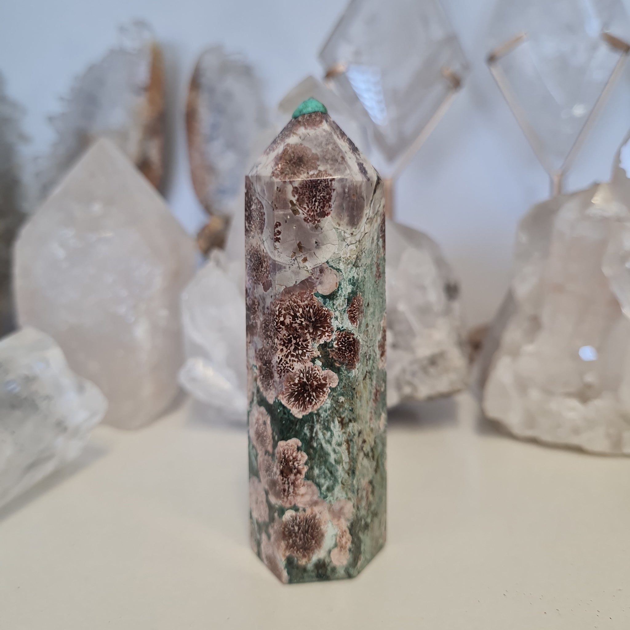 Flower Rhyolite Tower – Bay Crystals