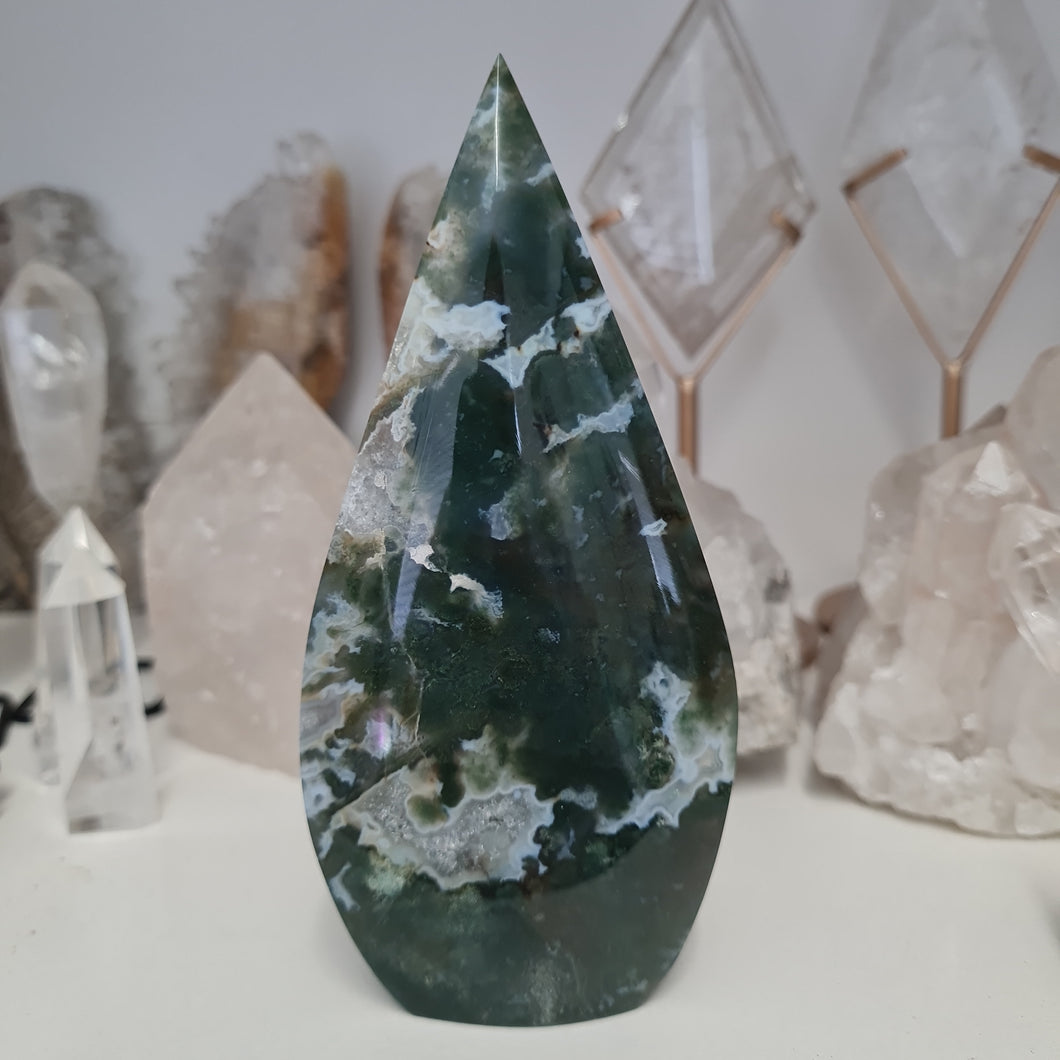 Moss Agate Flame