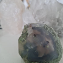 Load image into Gallery viewer, Moss Agate Faceted Diamond
