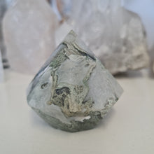 Load image into Gallery viewer, Moss Agate Faceted Diamond
